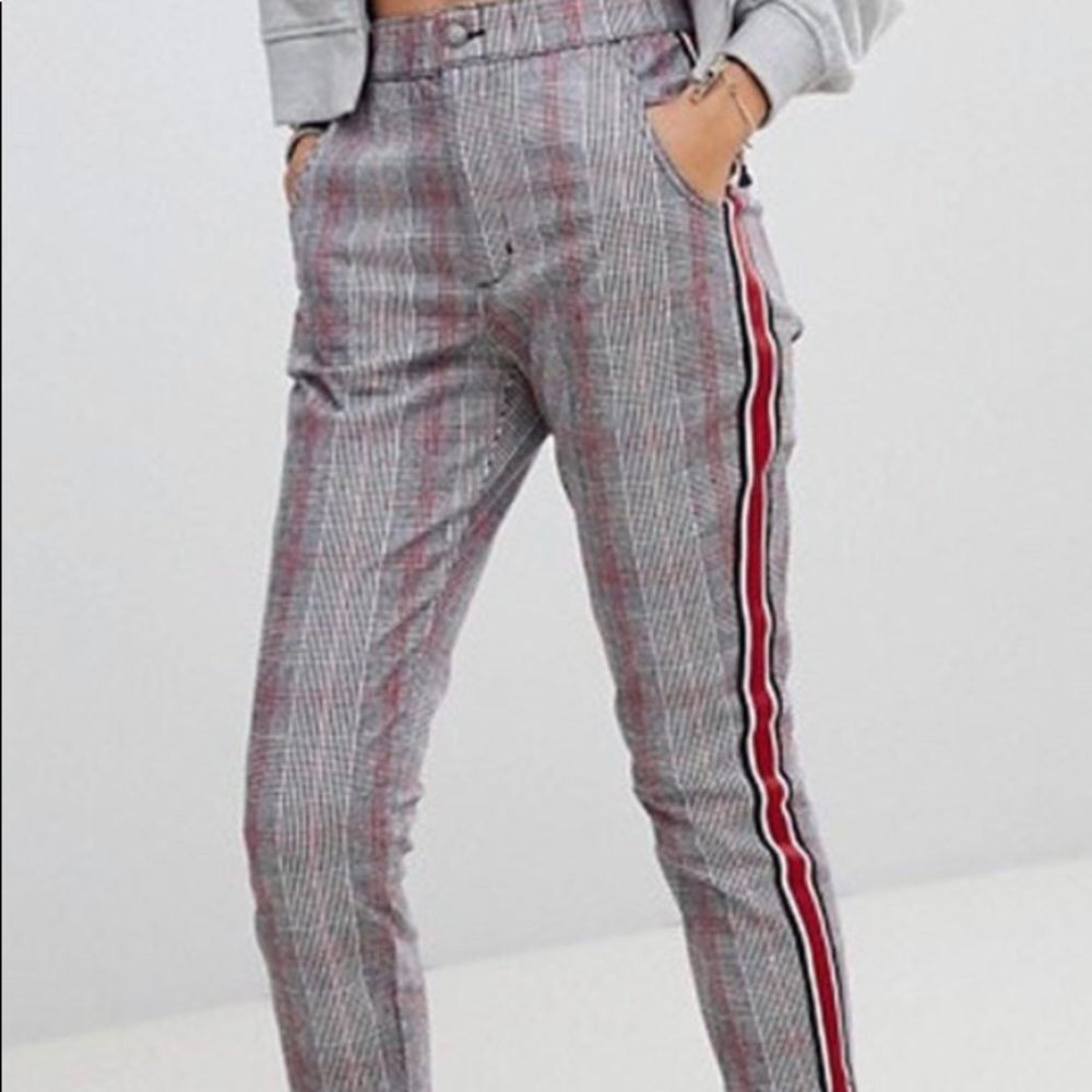 Plaid hollister pants